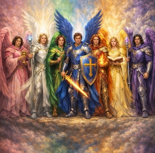 Cei 7 Arhangheli și rolul lor spiritual – ghid complet + brățări din cristale pentru fiecare energie